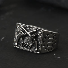 Vintage Unabhängigkeitstag 1776 Ring Herren