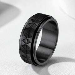 casaivy Unique Triangle Ring Stainless Steel