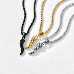 Colar com pingente de chifre italiano Cornicello Amuleto Talismã