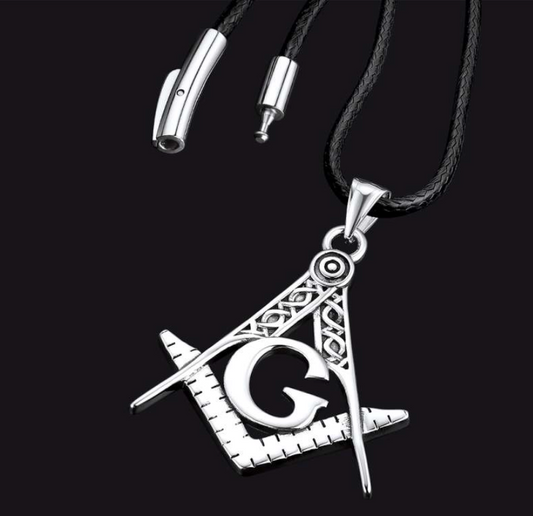 Colar com Pingente Maçônico Clássico Maçom