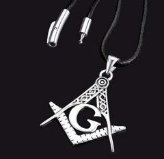 Colar com Pingente Maçônico Clássico Maçom