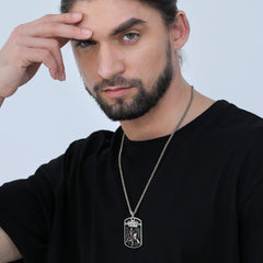 Catholic Knights Templar Dog Tag Necklace Men Women