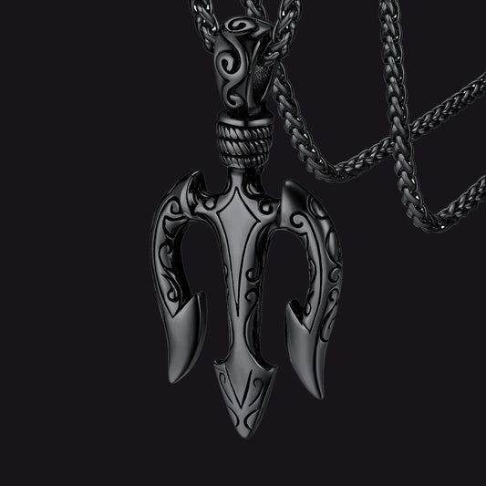 Colar Tridente Poseidon Pingente Amuleto Grécia Antiga