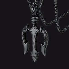 Colar Tridente Poseidon Pingente Amuleto Grécia Antiga