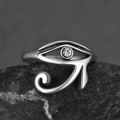 Ancient Egyptian Eye Ra Ring Jewelry Men Women