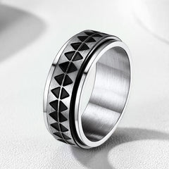 casaivy Unique Triangle Ring Stainless Steel