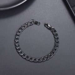 Pulseira de corrente de elos cubanos