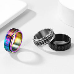 casaivy Unique Triangle Ring Stainless Steel