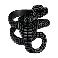 Gothic Punk Cobra Schlangenring Herren