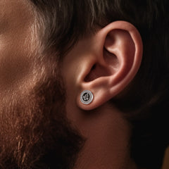 Brincos de prata esterlina maçônicos para maçons