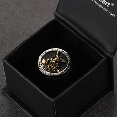 Anel masculino Arcanjo São Miguel Protect US