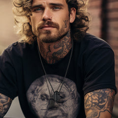 Colar com pingente de futebol americano para homens fãs de esportes