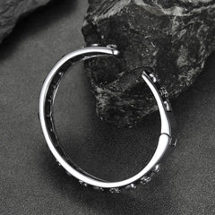 Skull Cuff Gothic Punk Bangles Bracelet