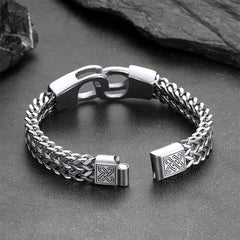 Handcuffs Chain Celtic Knot in Stainless Steel Bracelet