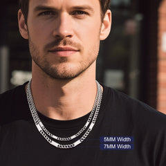 Colar com nome e elo de corrente cubana gravados personalizados