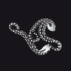 Brincos Ear Cuff de Polvo em Prata de Lei para Homens