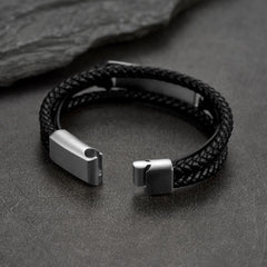 Pulseira de couro com imagem personalizada de animal de estimação