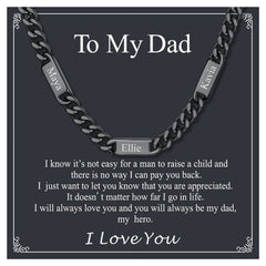 Colar com nome e elo de corrente cubana gravados personalizados