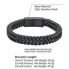 Franco Chain Curb Bracelet