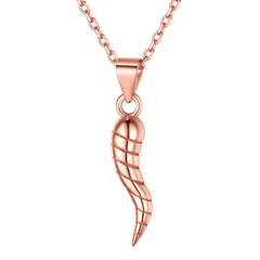 Colar com pingente de chifre italiano Cornicello Amuleto Talismã