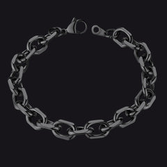 Stainless Steel Rolo Link Bracelet