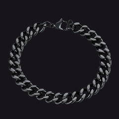 Thick Cuban Chain Link 5/7/9/12mm Width Bracelet