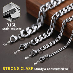 Colar Chunky Miami Curb com corrente cubana e elos
