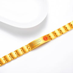 Pulseira magnética unissex personalizada e gravada casaivy