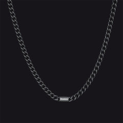 Colar com nome e elo de corrente cubana gravados personalizados