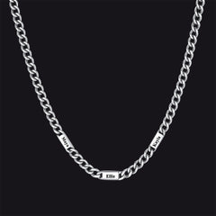 Colar com nome gravado para meus homens, presente de aniversário ou aniversário para ele