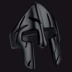 Spartan Warrior Mask Helmet Ring Men