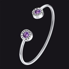 Roman Numerals Birthstone Bracelets Bracelet