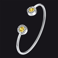 Roman Numerals Birthstone Bracelets Bracelet