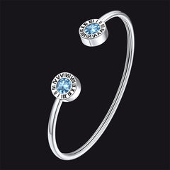 Roman Numerals Birthstone Bracelets Bracelet