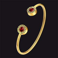 Roman Numerals Birthstone Bracelets Bracelet