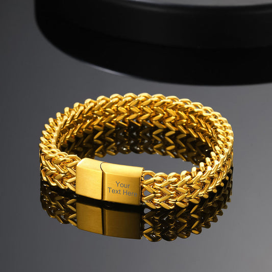 Franco Chain Curb Bracelet