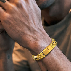 Franco Chain Curb Bracelet