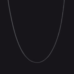 Edelstahl-Halskette mit schmaler Kette, 1,2 mm, für Damen