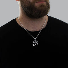 Colar Olho de Ra Egípcio Joias para Homens e Mulheres