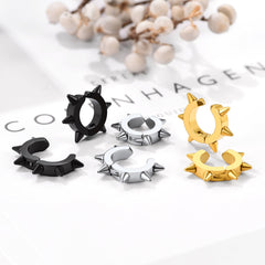 Brincos de gancho de orelha de ouriço em promoção relâmpago para homens