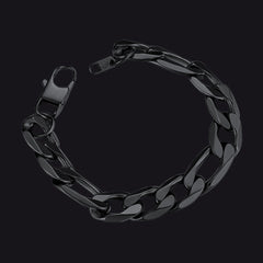 Pulseira Figaro Cuban Link Chain Curb 6mm-13mm