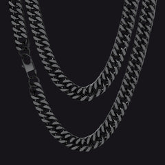 Colar com corrente de elos Miami Cuban Curb, presente de aniversário ou aniversário para ele
