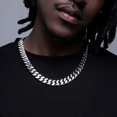 Colar com corrente cubana To My Man Miami, presente de aniversário ou aniversário para ele