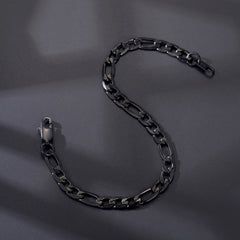 Pulseira Figaro Cuban Link Chain Curb 6mm-13mm