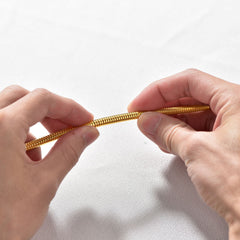 Gargantilha com corrente de cobra espinha de peixe para mulheres, 5 mm de largura