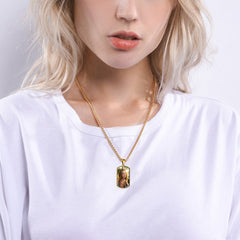 Colar com etiqueta de cachorro com foto personalizada, masculino e feminino