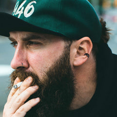 Brincos Ear Cuffs de Prata Esterlina com Pedras Celtas de Nascimento em 925