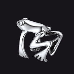 Brincos de cartilagem com orelha de sapo em prata esterlina 925, 1 peça