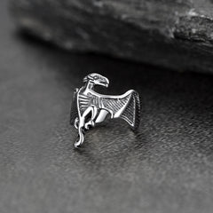 Brinco de orelha de dragão em prata esterlina 925, 1 peça