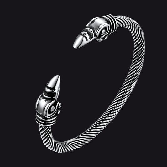 Pulseira Casaivy Viking Raven Cuff